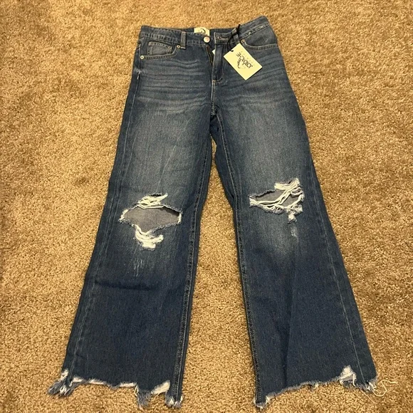 Jordache vintage high rise wide leg Jean 14 NWT - Picture 4 of 8